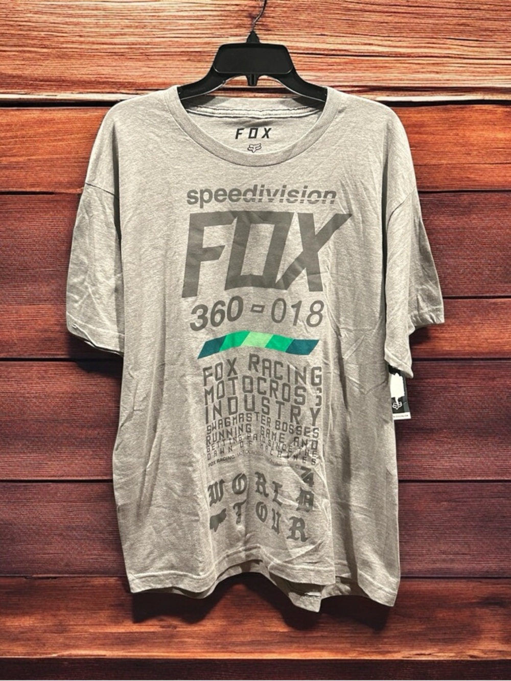 Fox Racing Men’s Shirt Size XL Speed Division Motocross World Tour Graphic Tee